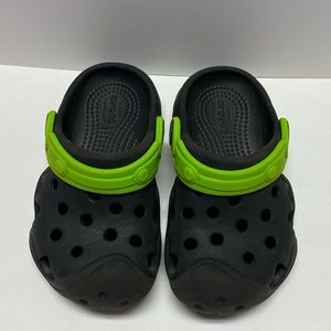 Black Crocs -Toddler size 7